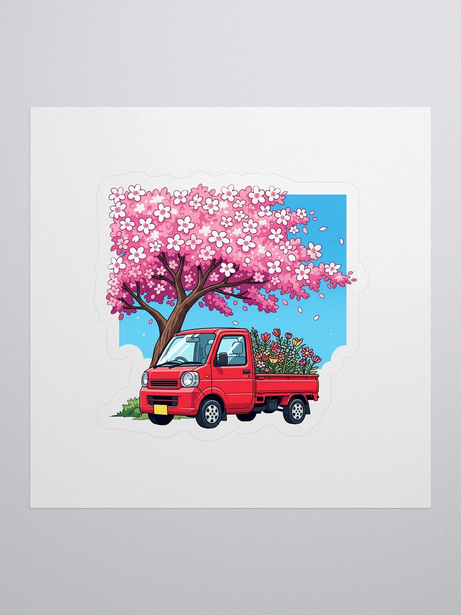Blossom Kei Truck Spring Sticker product image (1)