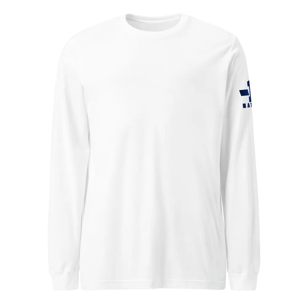 Blue Carbon Onyx American Flag Long Sleeve product image (1)