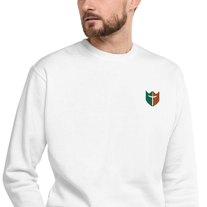 Cotton Heritage Premium Sweatshirt (Embroidered) product image (1)