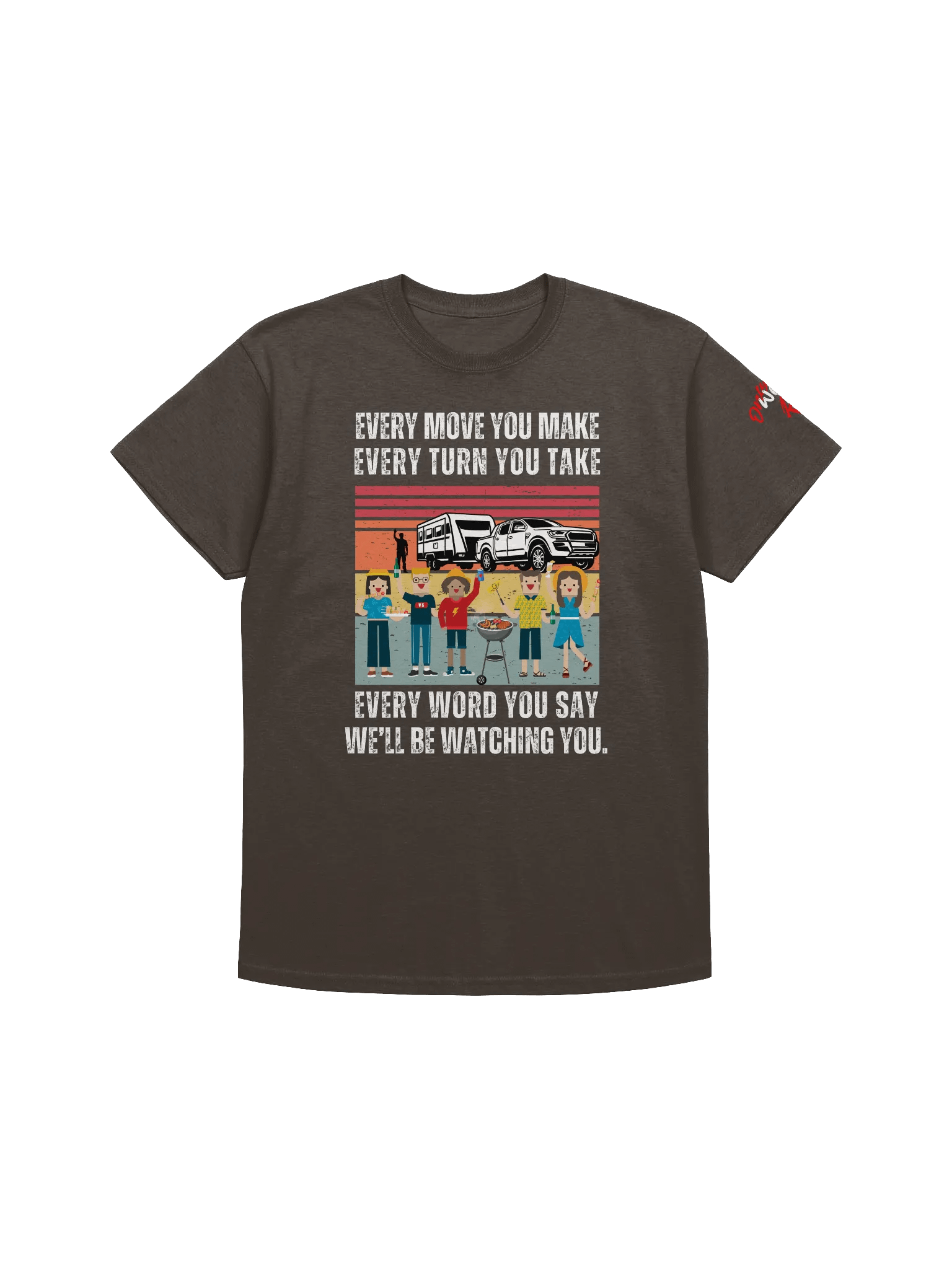 Weekend RV Backing - Watching T-Shirt product image (1)