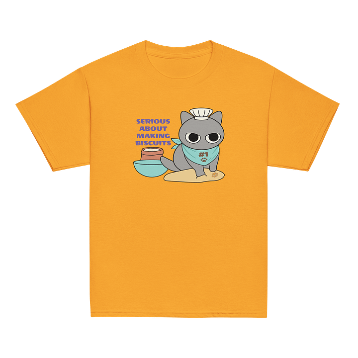 Biscuit Cat - Youth Heavyweight T-shirt product image (2)