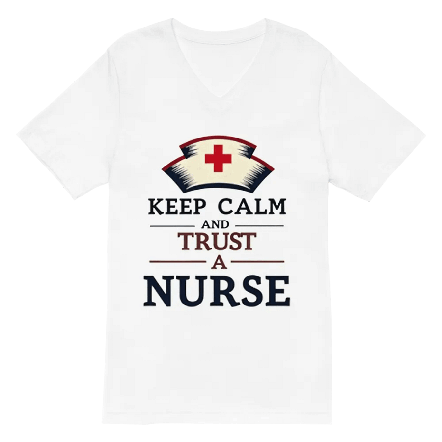 Trust A Nurse V-Neck Tee product image (2)