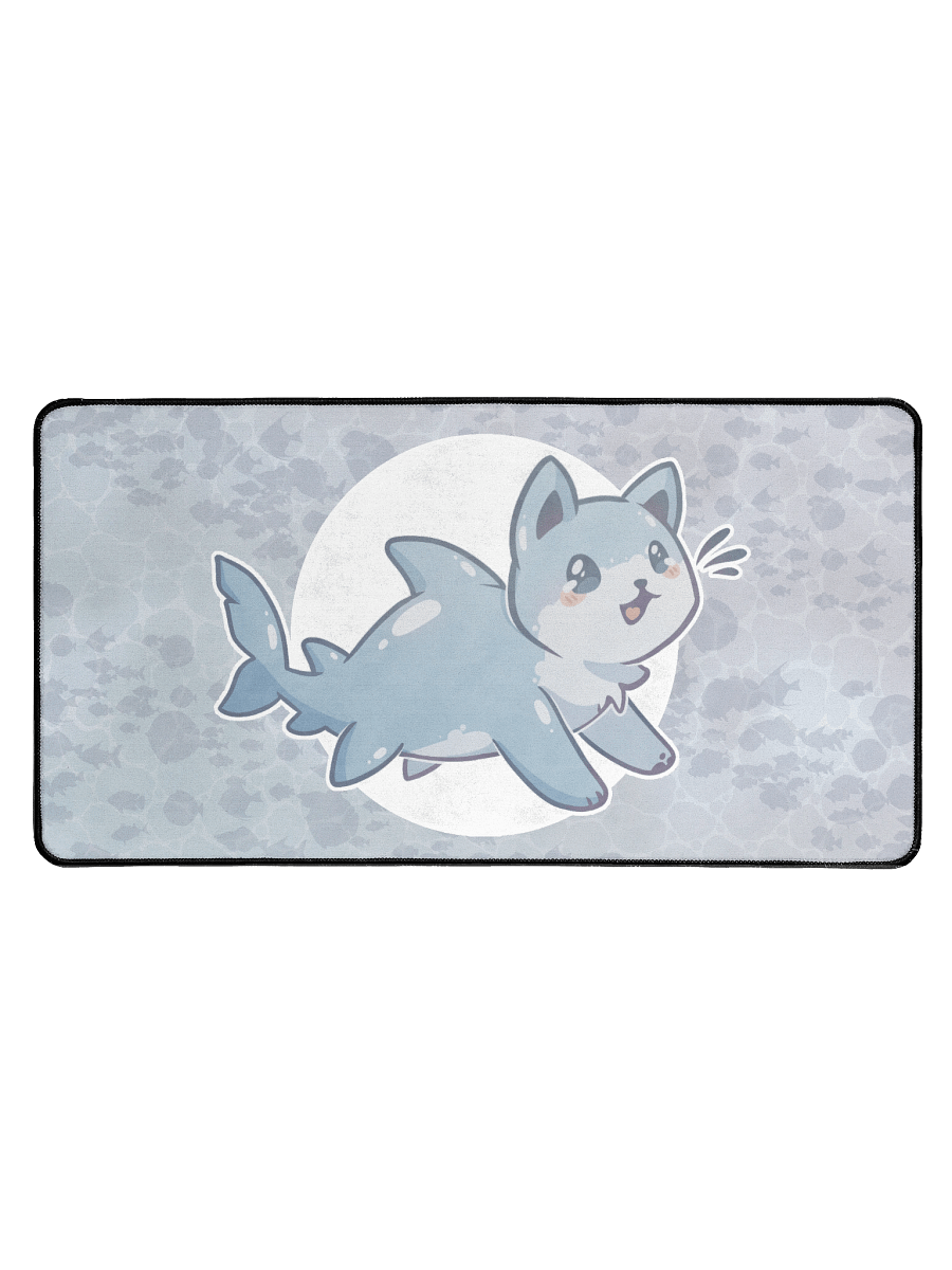 CATSHARK - White shark - desk mat product image (1)