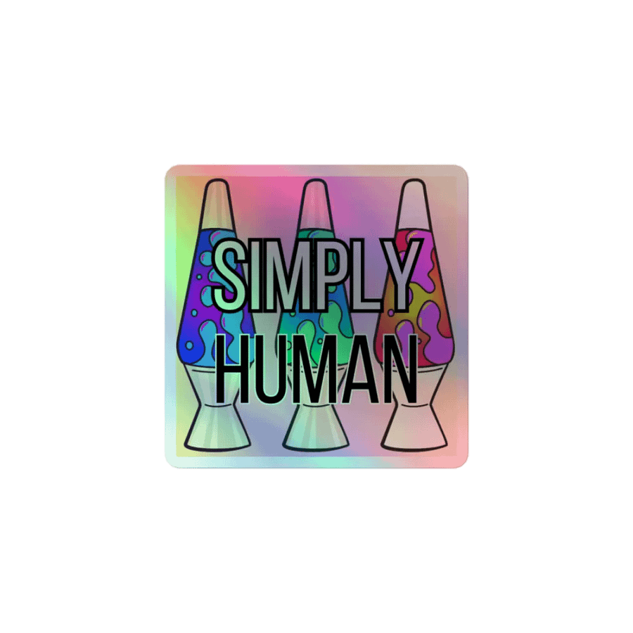Simply Human Sticker product image (1)