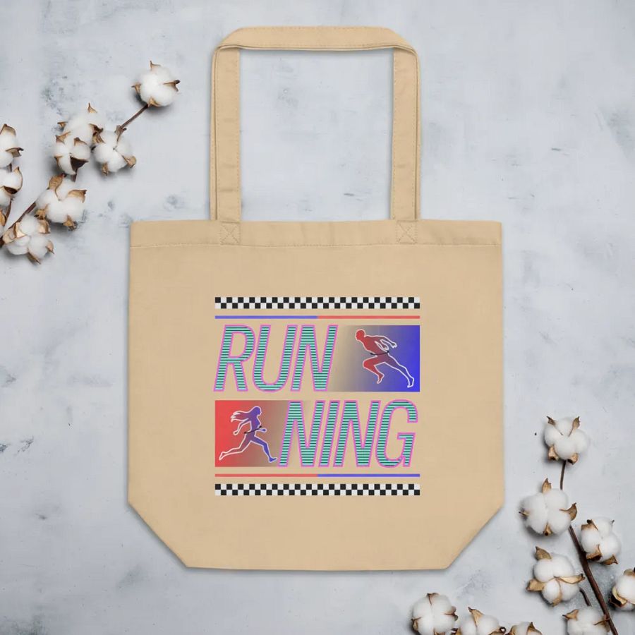 Running Stripes with Style Eco Tote Bag product image (3)