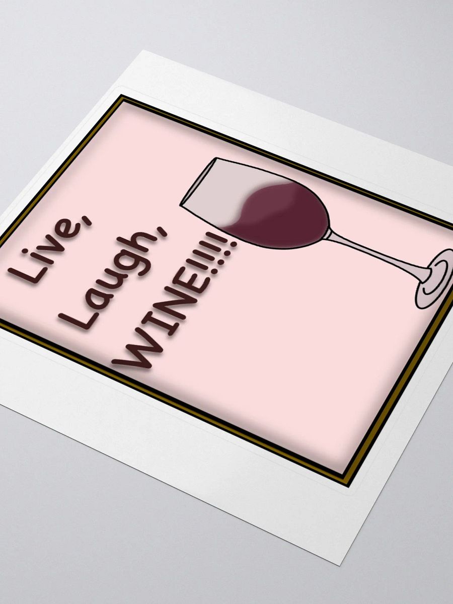 Live, Laugh, Wine Sticker product image (3)