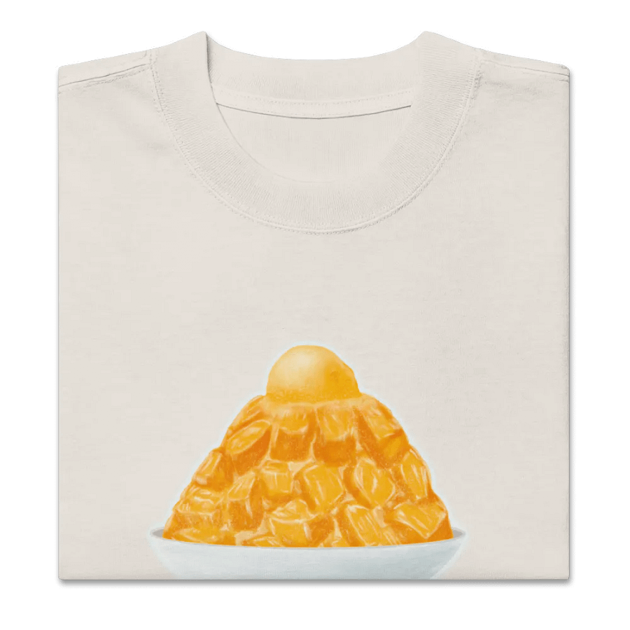 Summer dessert_Taiwan mango shaved ice Oversized T-Shirt product image (7)