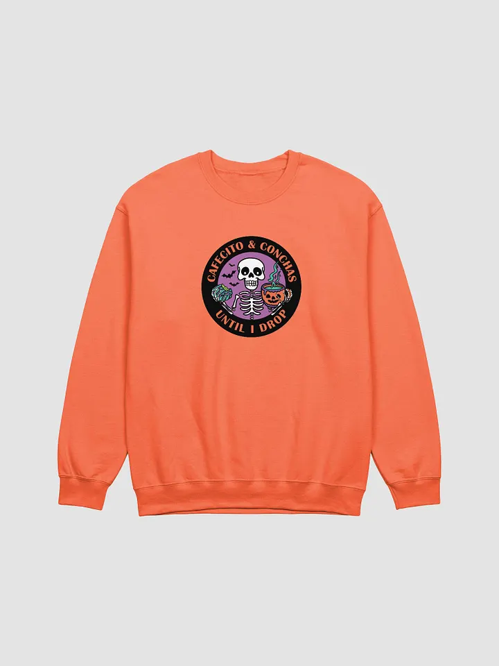 Cafecito and Conchas Halloween Skeleton Classic Crewneck Sweatshirt product image (1)