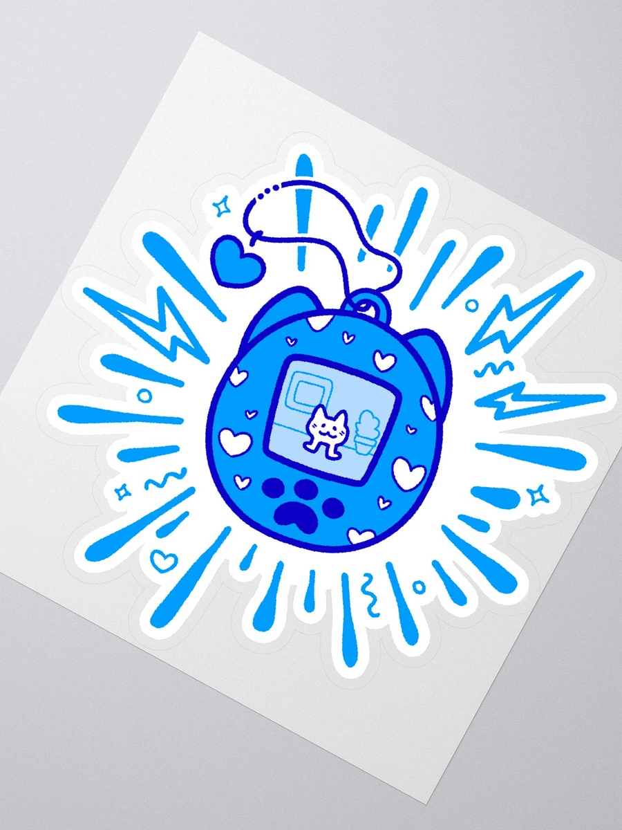 Lovely Digital Meow Sticker - Blue product image (6)