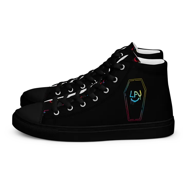 LPJ Black Canvas Hi-Top Shoes product image (2)