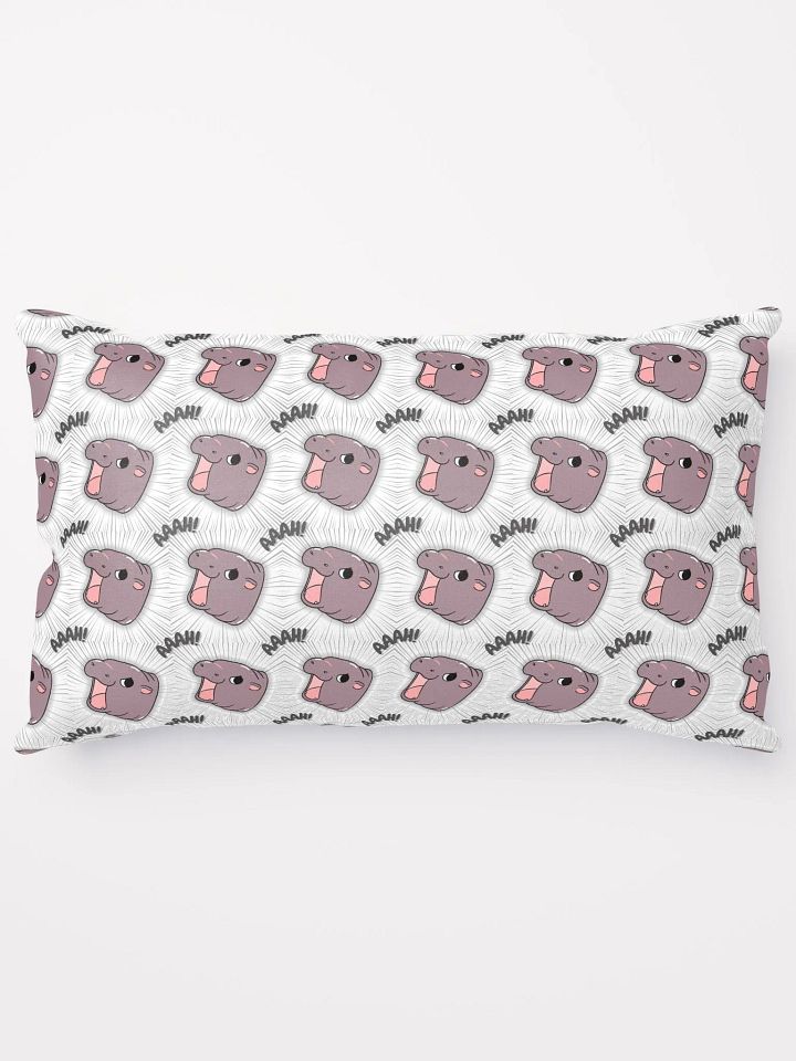 MOODENG'S WHITE AAAH! PILLOW! product image (1)