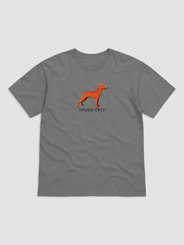 Pinscher Perfect T-Shirt(Embroidered) of a Mini Pinscher(Red) product image (2)