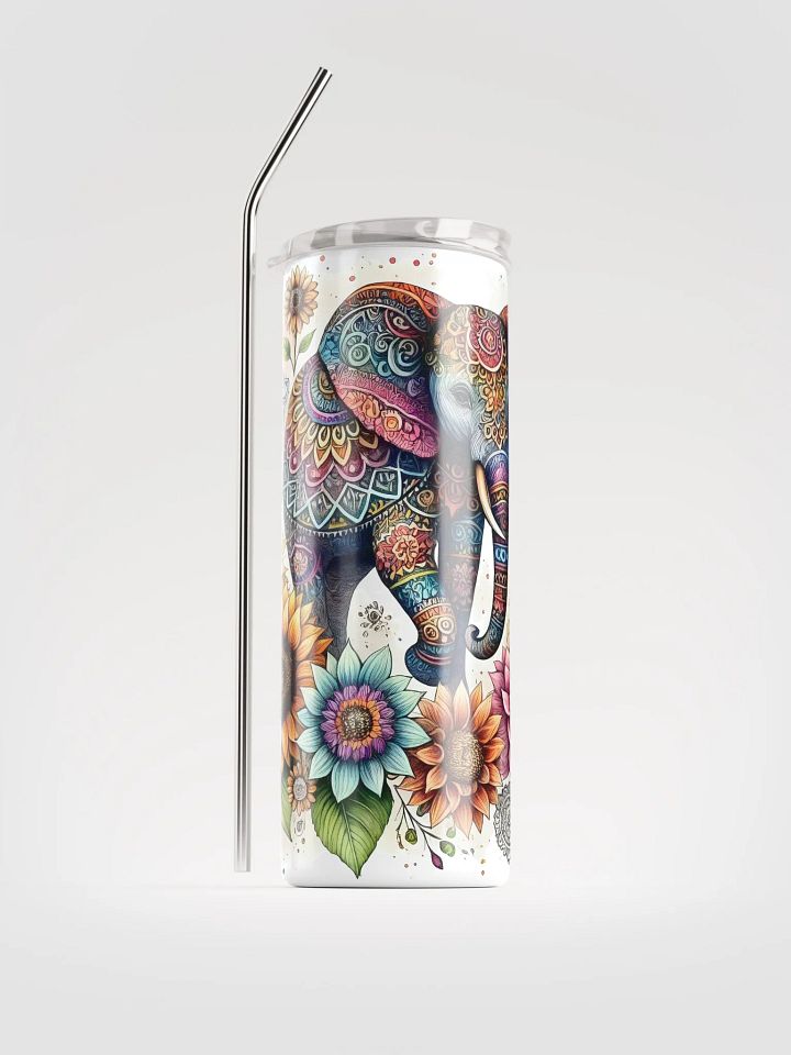 Exotic Elephant Stainless Steel Tumbler product image (2)