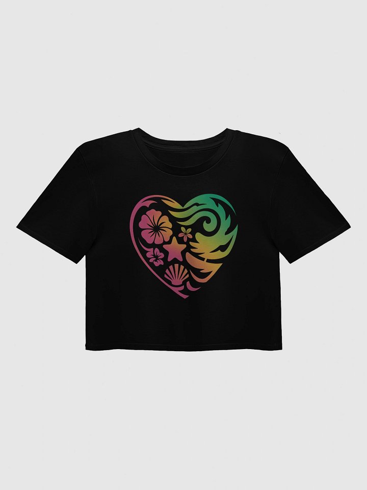 Floral Heartburst Women's Crop Top product image (1)