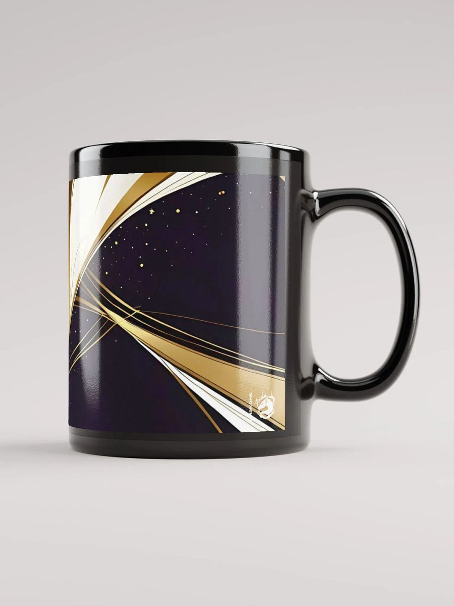 Celestial Elegance Black Mug product image (3)