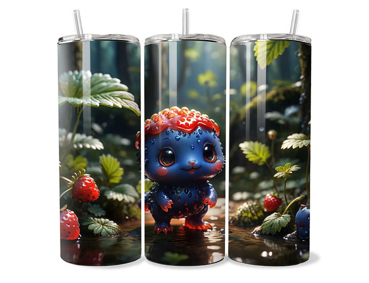 Berry Creature Tumbler - 20oz Stainless Steel product image (1)