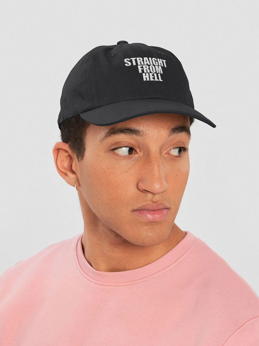 STRAIGHT FROM HELL - (Front/Back) DigitalViscera Collab Dad Hat product image (6)
