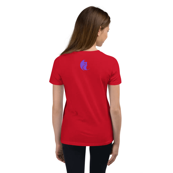 KawaiiKitten PowerRed Youth Short Sleeve T-Shirt product image (1)