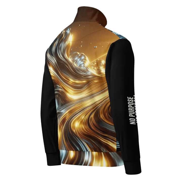 Dynamic Flow Unisex Track Jacket | AI Design no purpose no freedom product image (2)