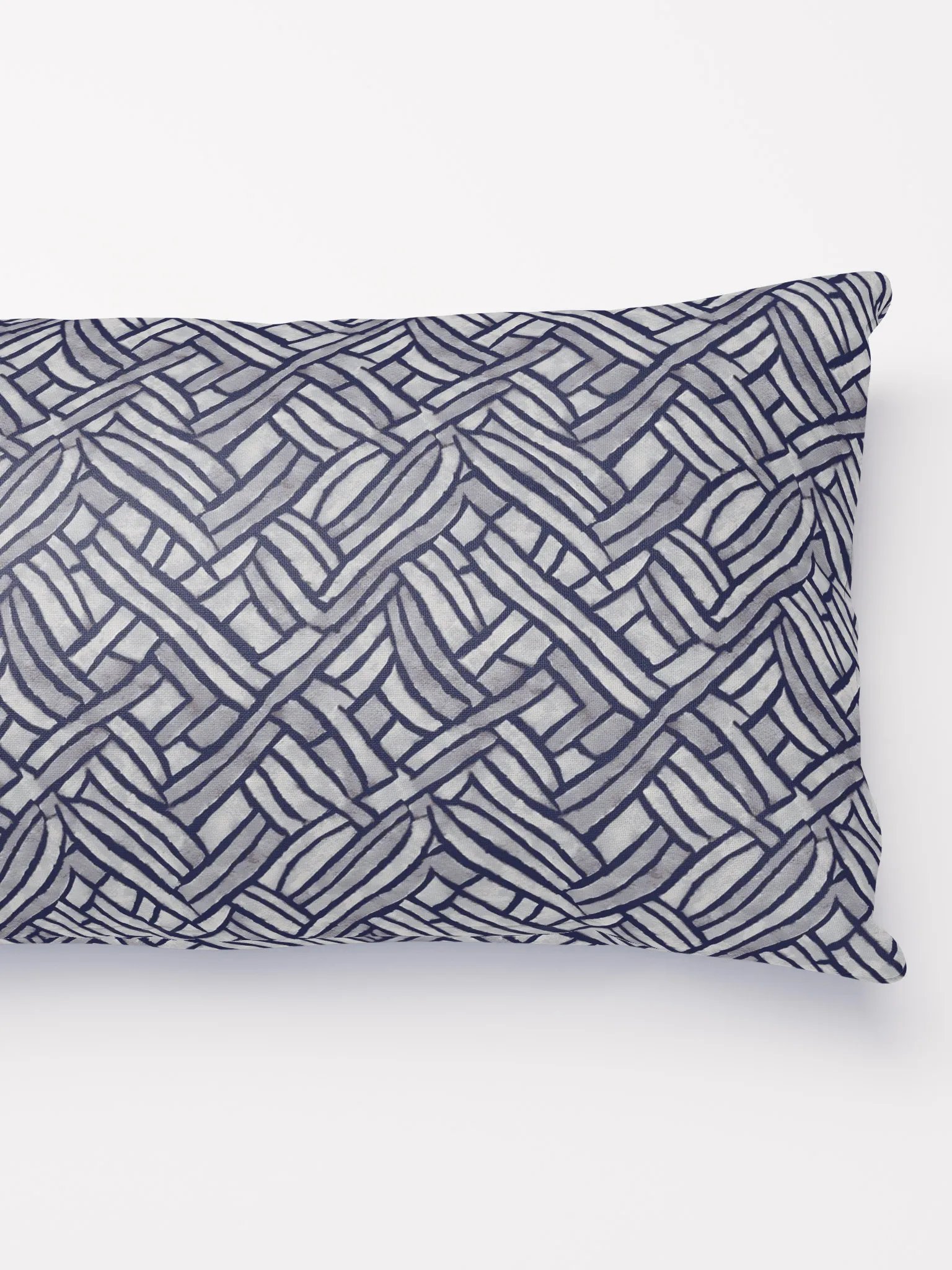 Grey Rectangles Pillow product image (4)