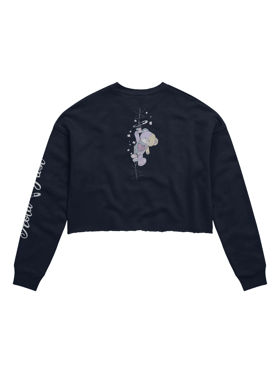Hold fast and Bear Down Fleece Crop Sweatshirt product image (4)