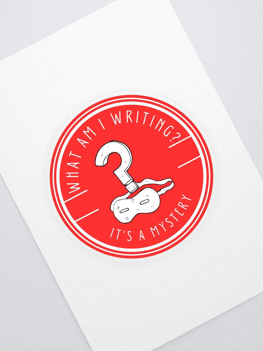 What am I Writing? Its a Mystery Sticker product image (1)