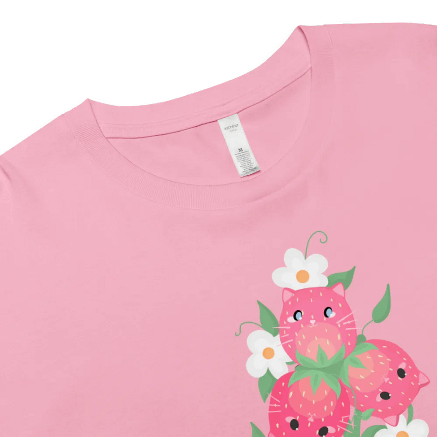 Strawberry Cat Plant Crop Top product image (8)
