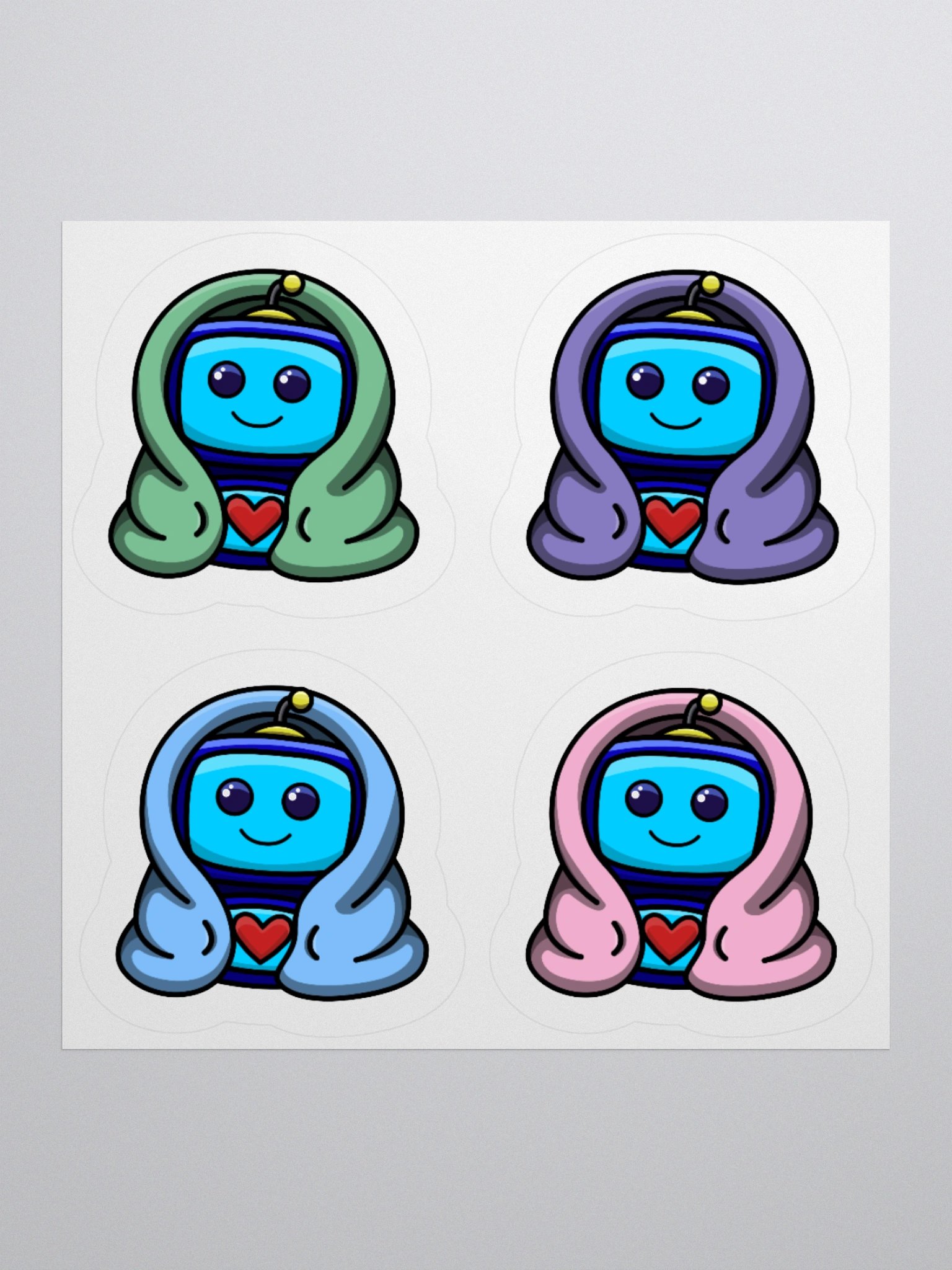 KuluCozy Quad Color Sticker Sheet product image (1)