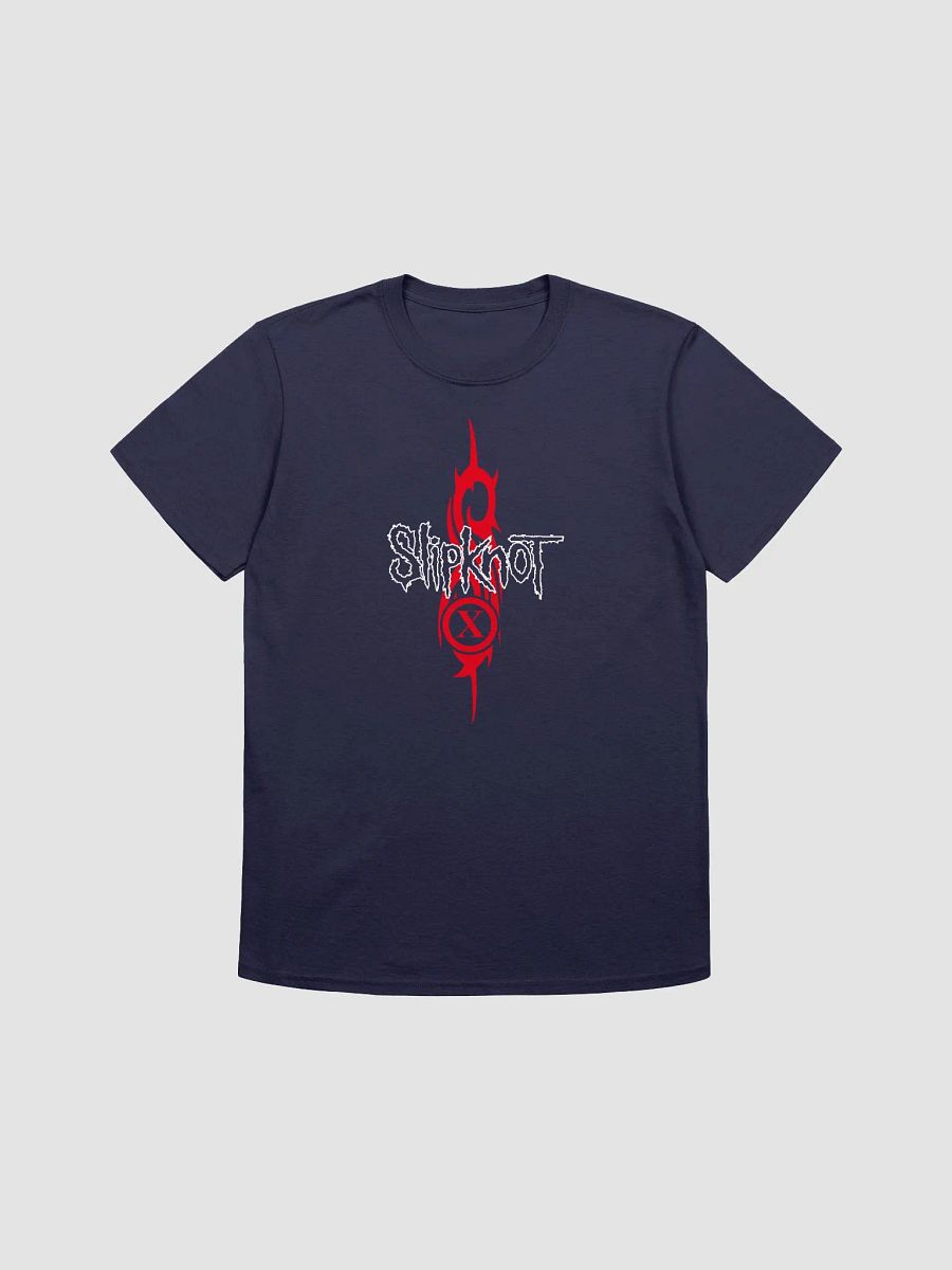 Flame-Infused Slipknot Logo T-Shirt product image (1)