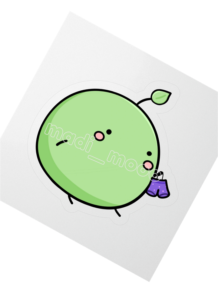 Junimo’s Purple Shorts Heist Sticker product image (4)