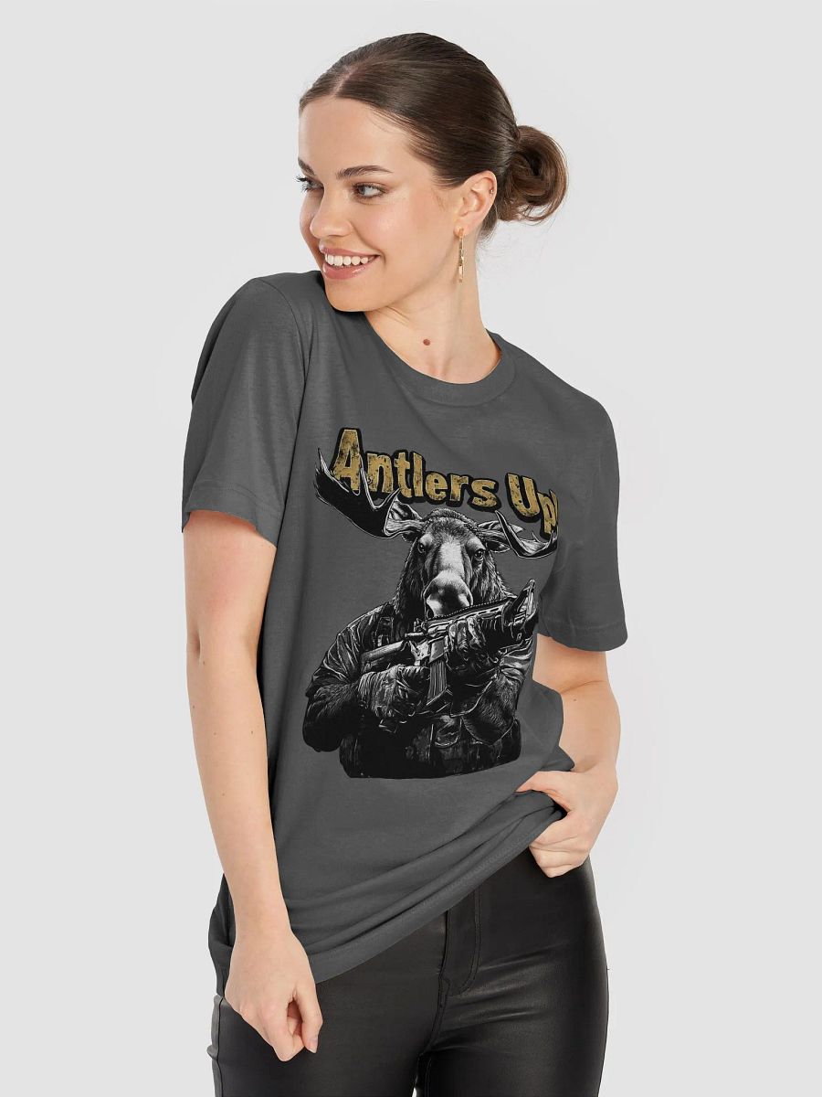 Antlers Up! Moose PMC T-Shirt product image (31)