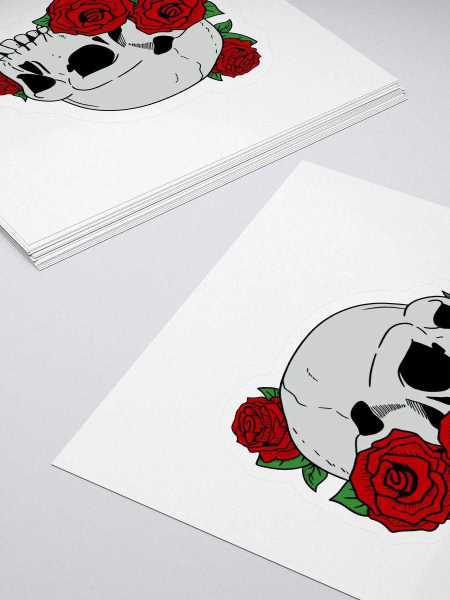 Skull & Roses Vinyl Stickers product image (4)