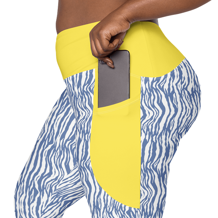 Blue Patterned Leggings product image (2)