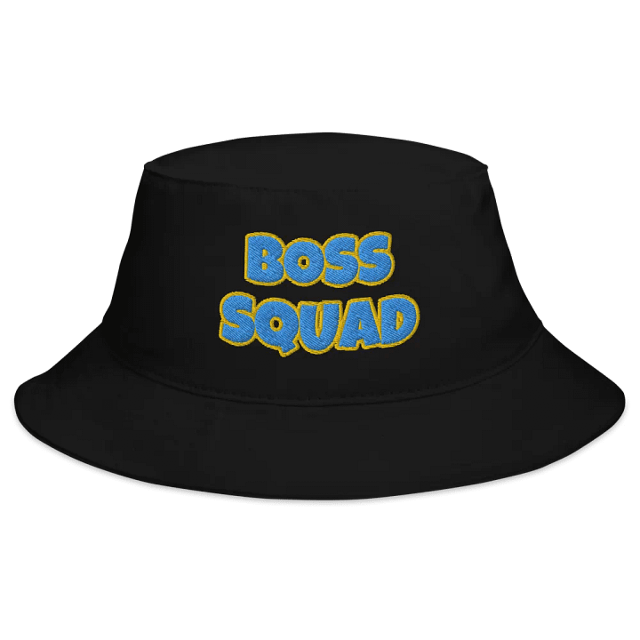 Boss Squad Bucket Hat (Blue & Yellow) product image (2)