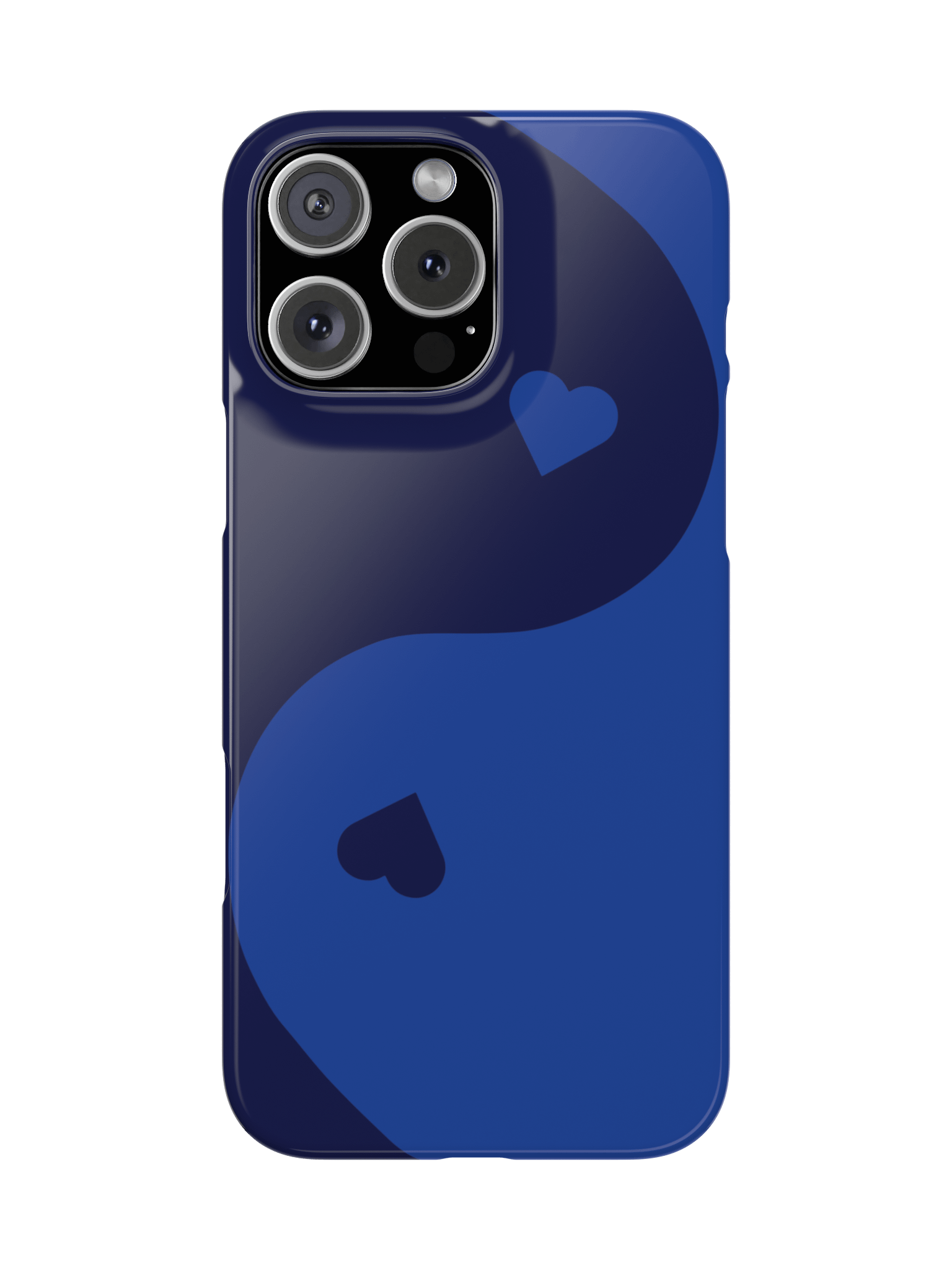 Deep Blue Yin Yang Heart iPhone Case product image (13)