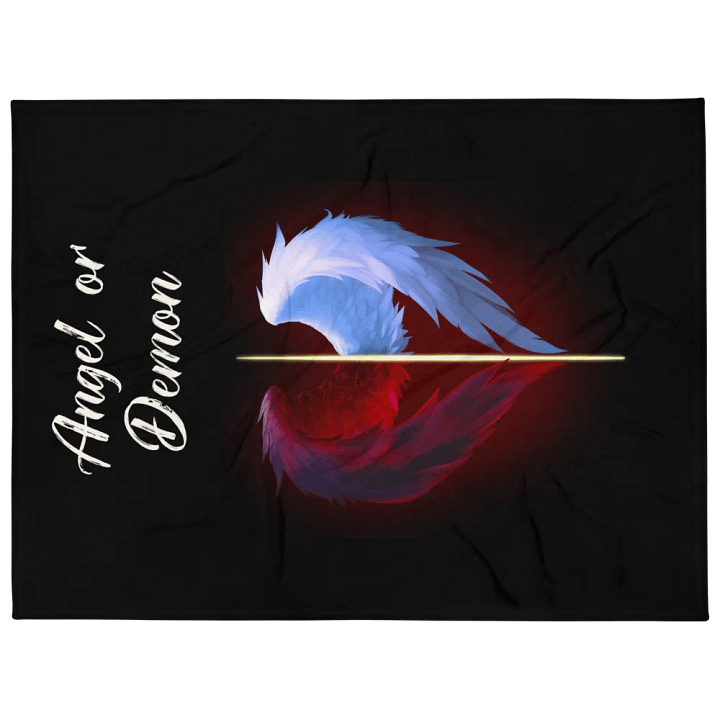 Angel or Demon Heart Blanket product image (1)