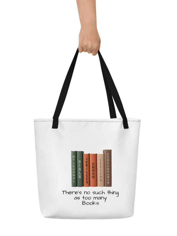 There's No Such Thing As Too Many Books Tote product image (3)