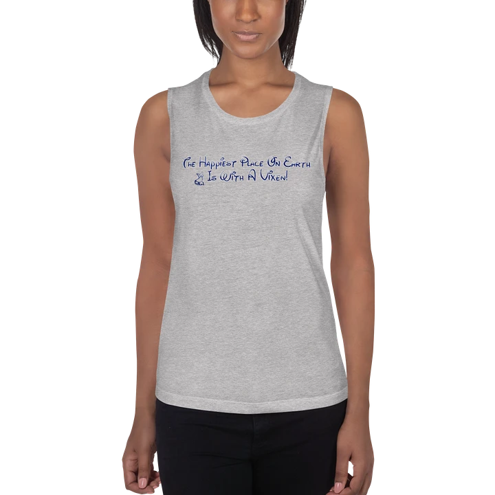 Happiest Place On Earth Is With A Vixen Flowy Tank Top product image (13)