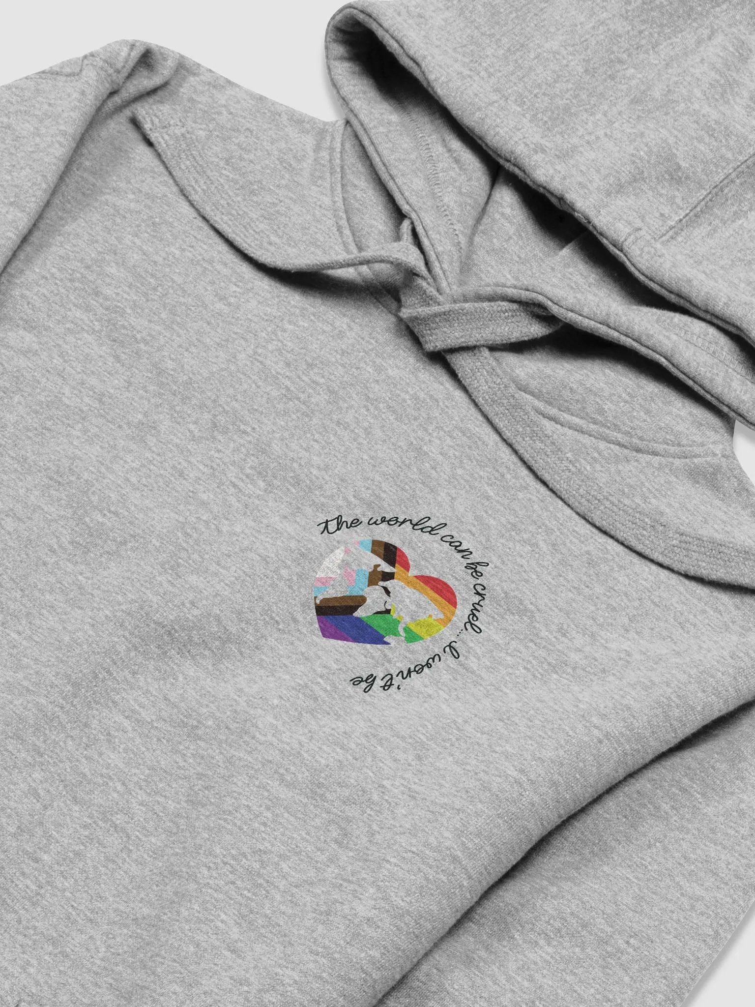 Rainbow Heart Hoodie product image (1)