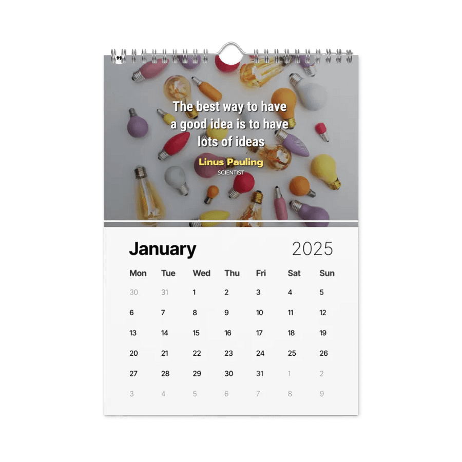 2025 Wall Calendar product image (6)