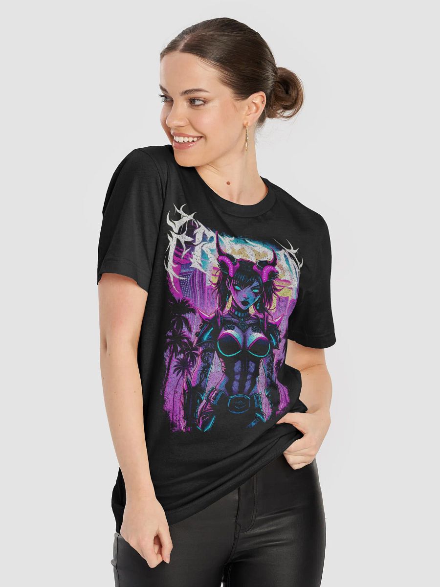 Neon Oni – Japanese Gothic Demon T-Shirt product image (5)