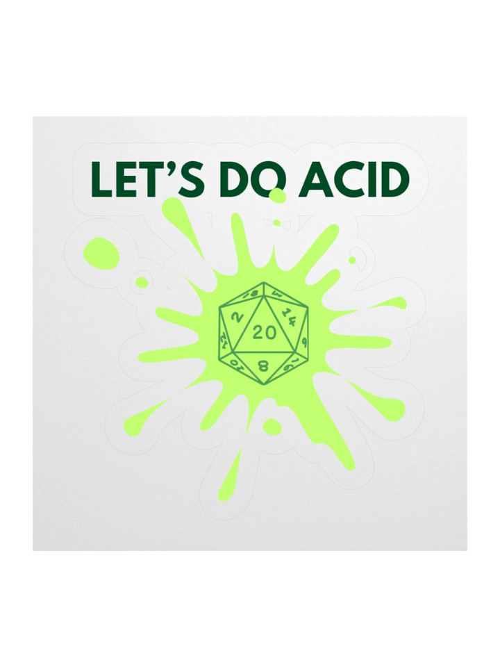 "Let's Do Acid" Sticker product image (1)