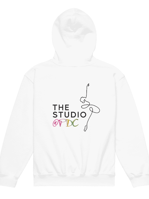 Youth Hoodie | White with Main Sudio Logo product image (1)
