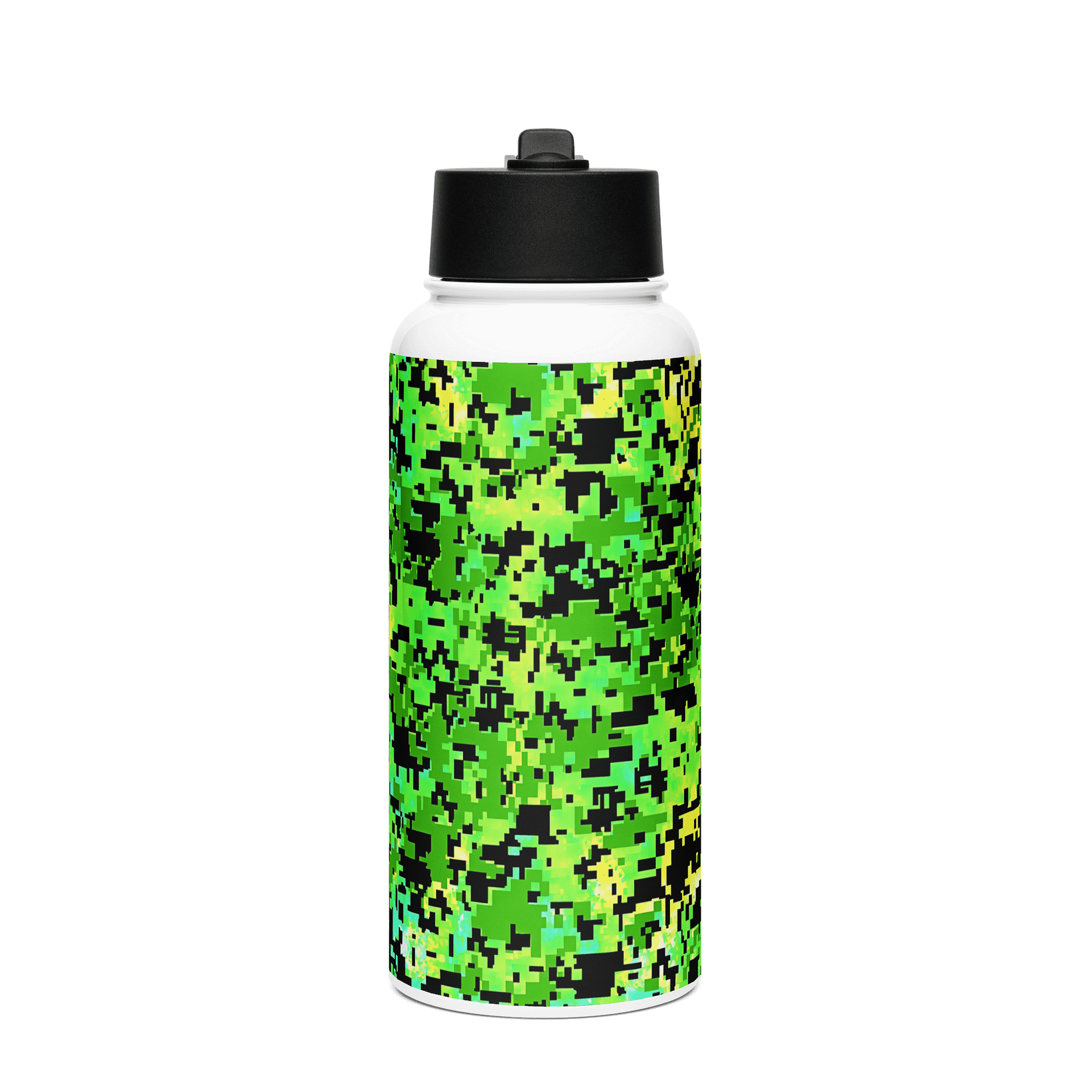 Pixelated Camo Stainless Steel Bottle product image (1)