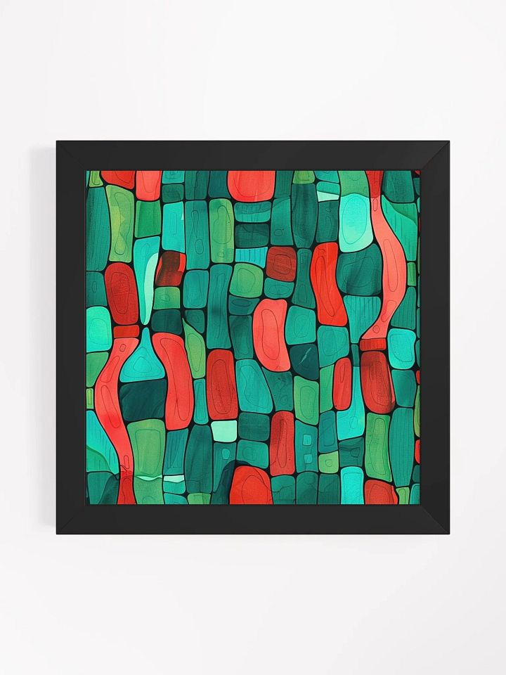 Colorful Mid Century Modern Pattern Wall Art product image (4)