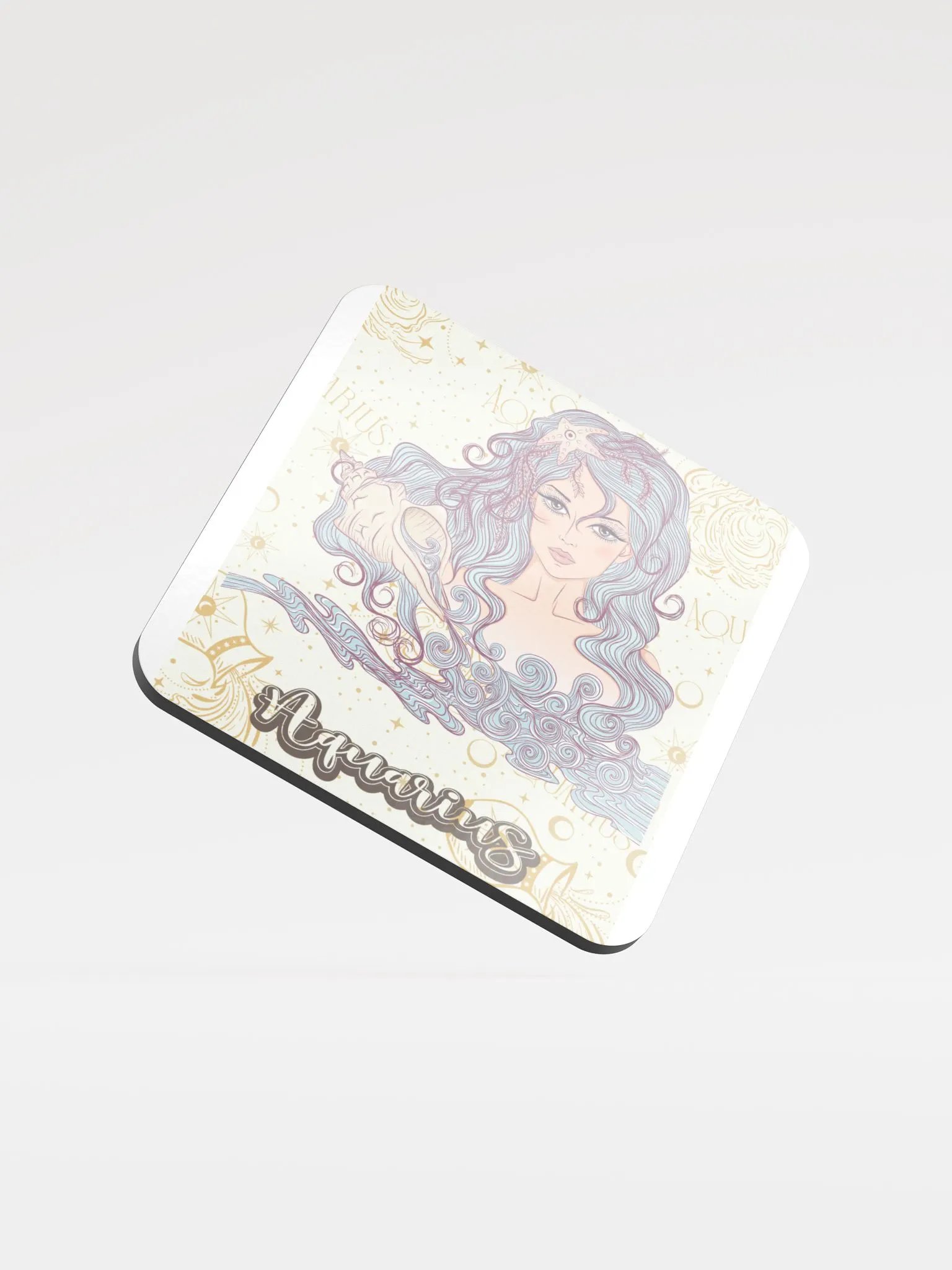 Aquarius Cork Coaster product image (1)