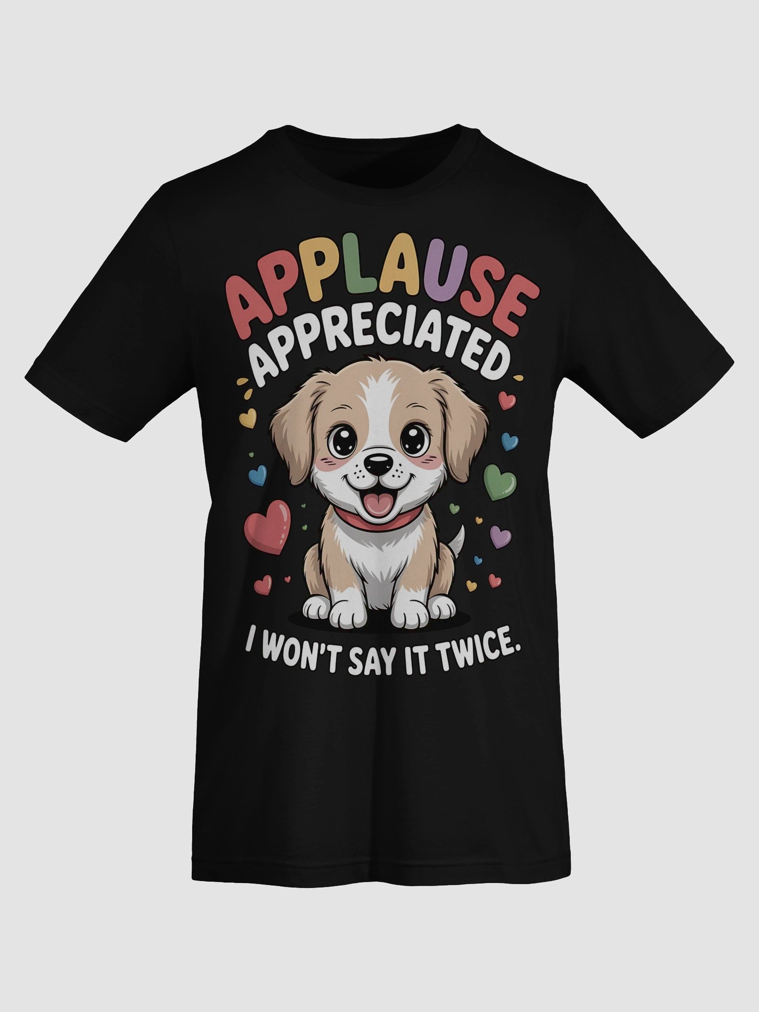 Cheerful Puppy Applause T-Shirt product image (72)