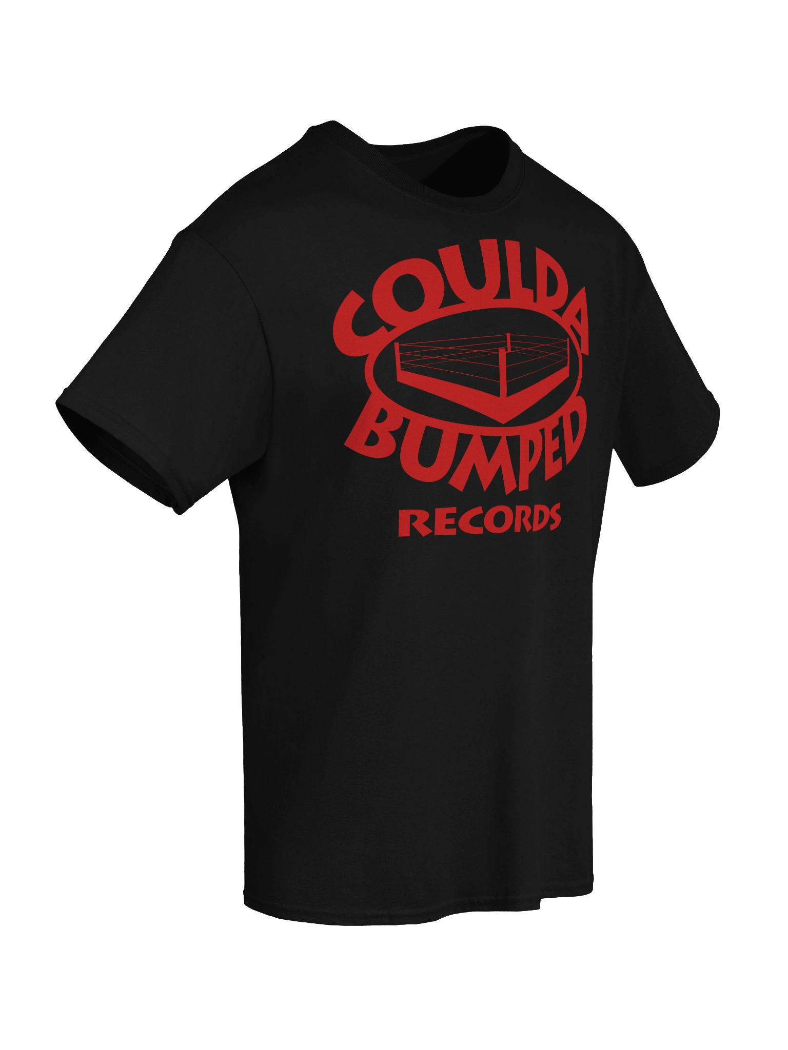 Coulda Bumped Records Tee - Black/Red product image (8)