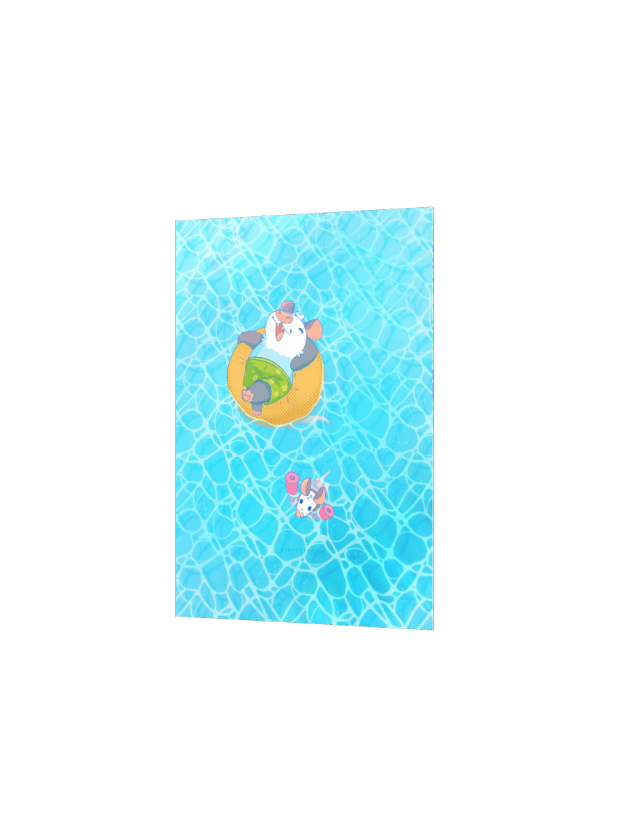 Gone Swimmin' Possum Print product image (3)