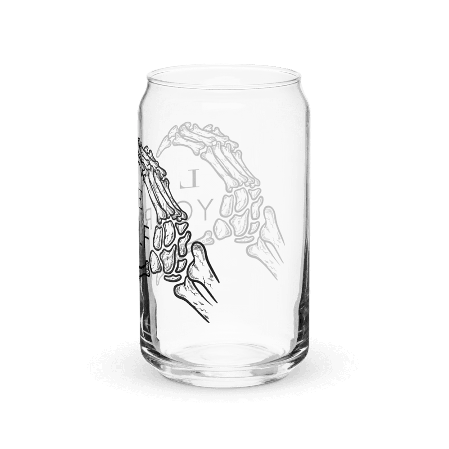 Love Yourself Skelly - Can-Shaped Glassware product image (6)